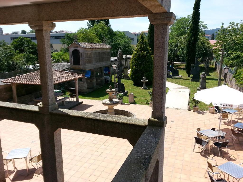 Hostal Albergue Villa San Clemente Tui Esterno foto